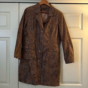 Paisley long jacket like new